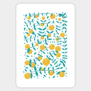 Oranges pattern Sticker